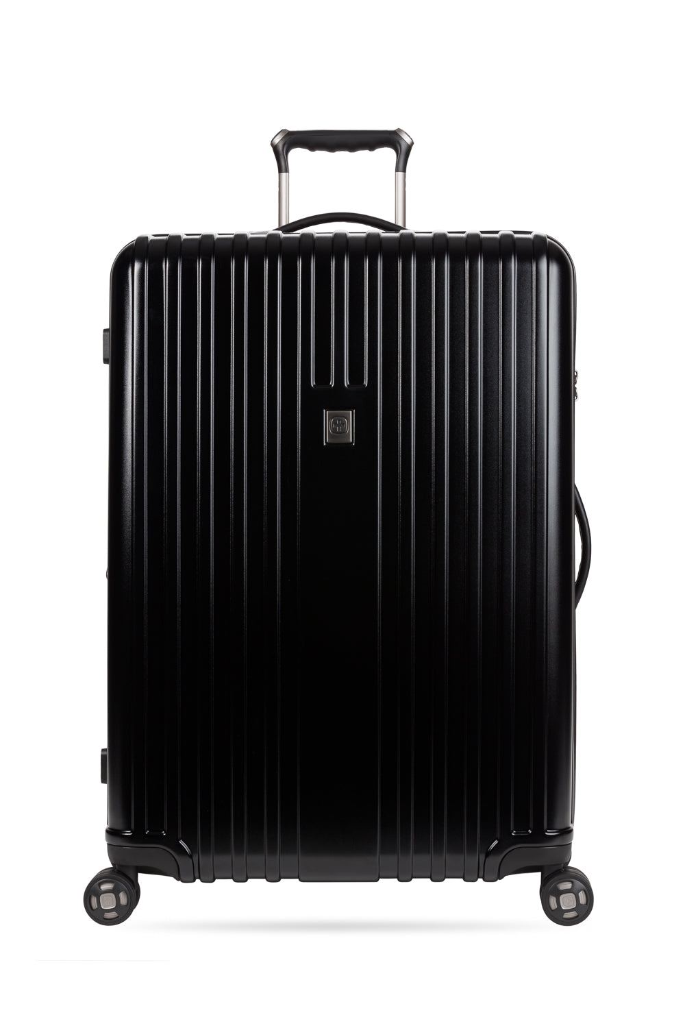 SWISSGEAR Ridge Large Checked Spinner - Black - 03