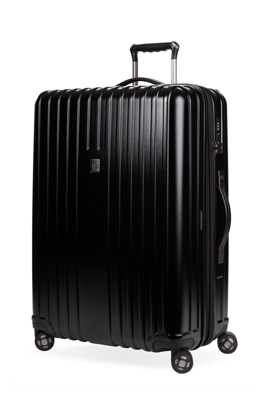 SWISSGEAR Ridge Large Checked Spinner - Black - 01