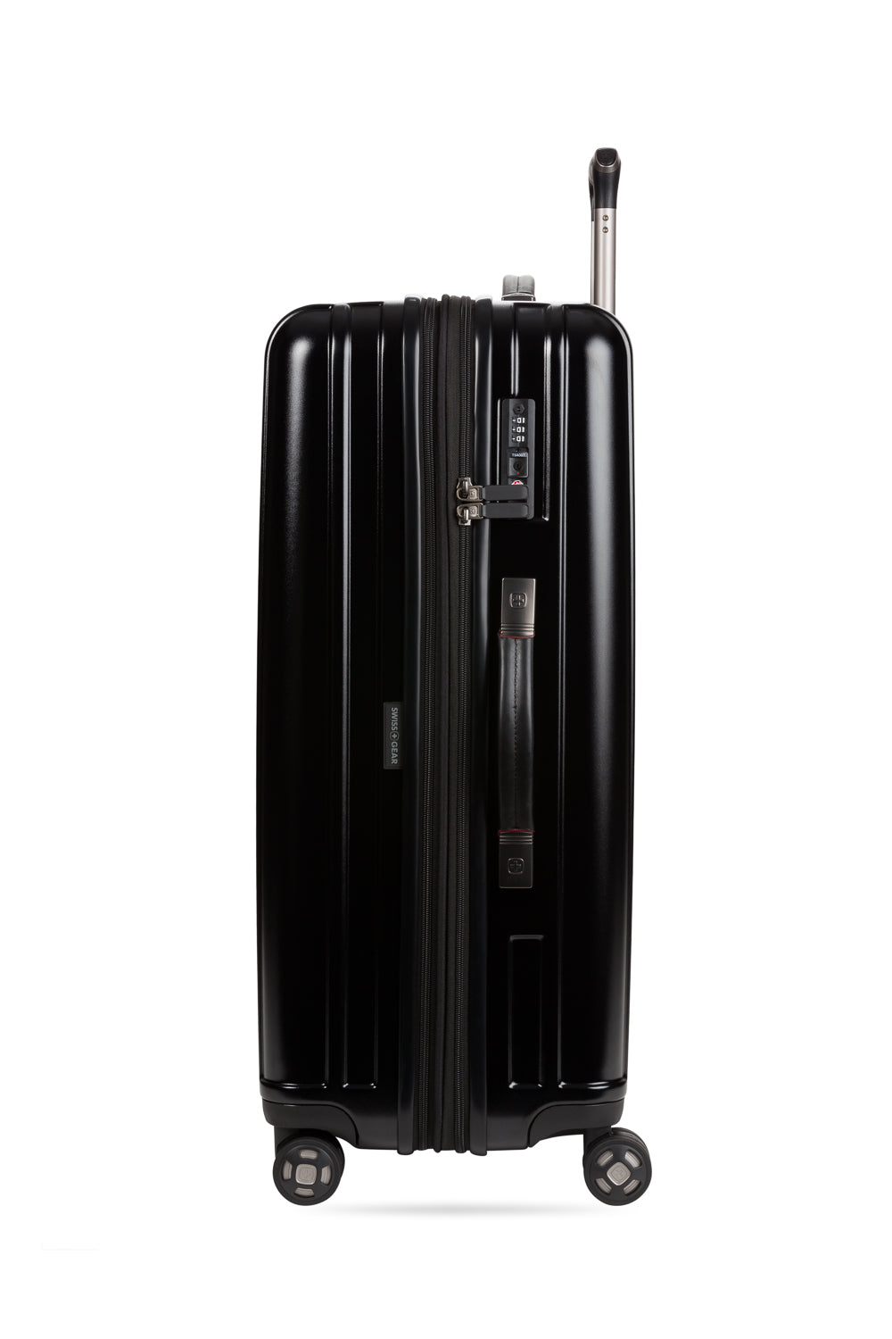 SWISSGEAR Ridge Large Checked Spinner - Black - 04