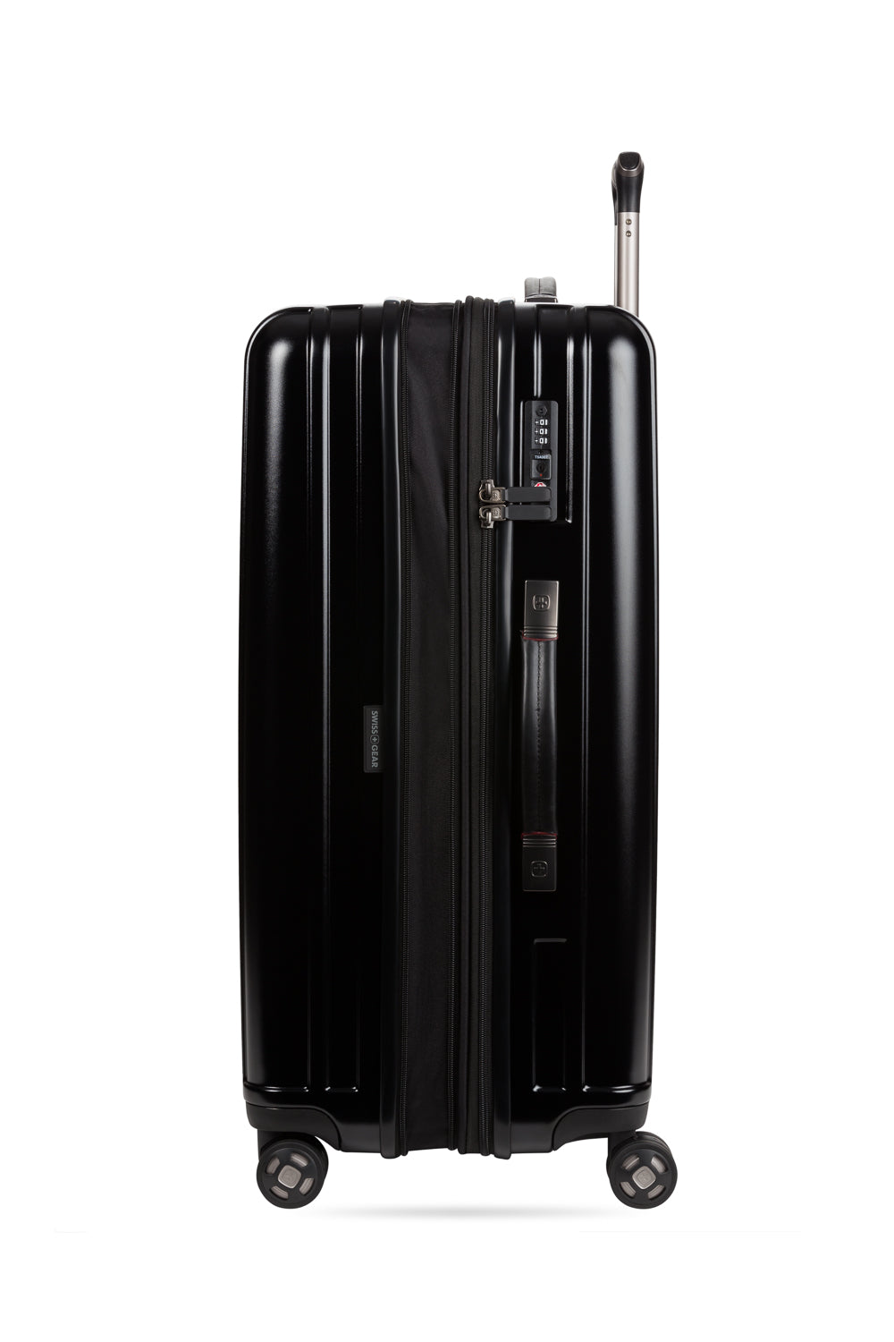 SWISSGEAR Ridge Large Checked Spinner - Black - 05