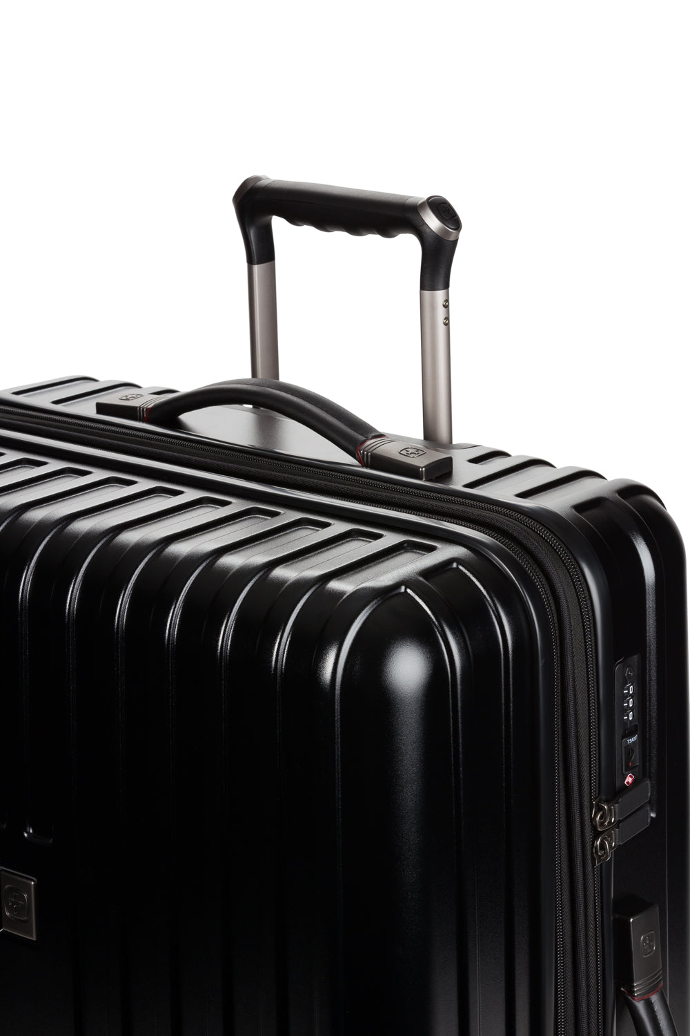 SWISSGEAR Ridge Large Checked Spinner - Black - 11