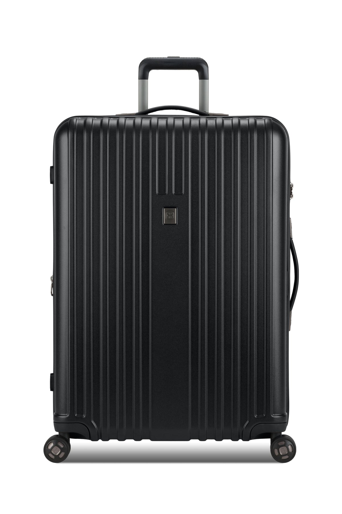 SWISSGEAR Ridge Large Checked Spinner - Black - LE - 03
