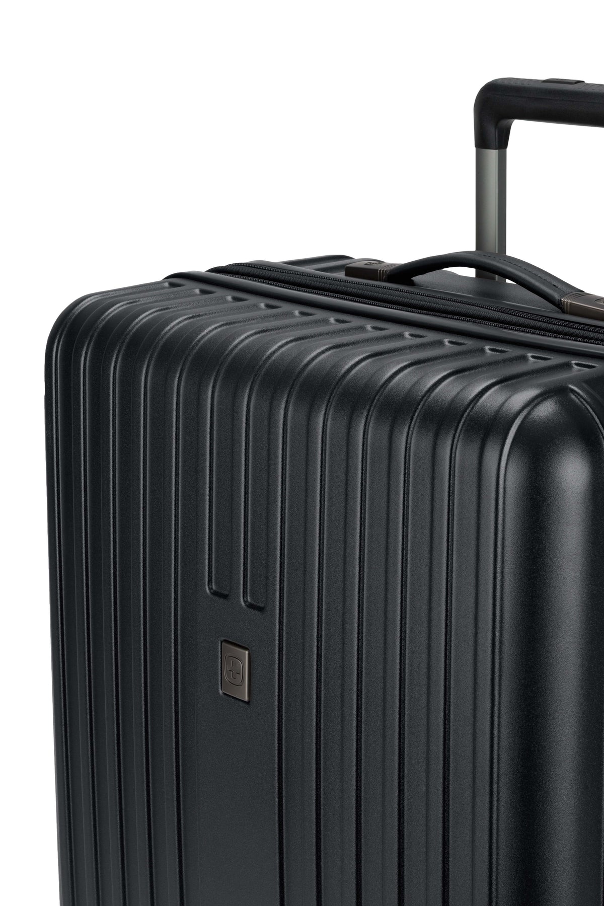 SWISSGEAR Ridge Large Checked Spinner - Black - LE - 13