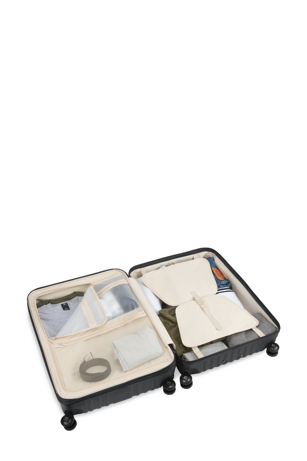 SWISSGEAR Ridge Large Checked Spinner - Black - LE - 05