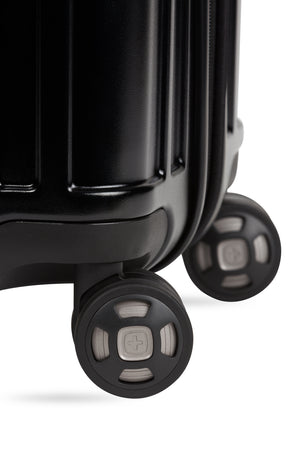 Swissgear 7910 Expandable 2pc Hardside Spinner Luggage Set - Eight 360-degree, multi-directional spinner wheels for maximum mobility 