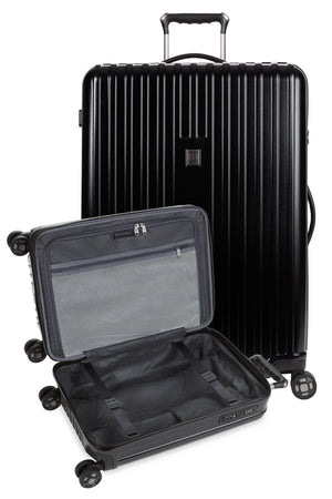 Swissgear 7910 Expandable 2pc Hardside Spinner Luggage Set - Zippered divider panel with large built-in packing pocket 