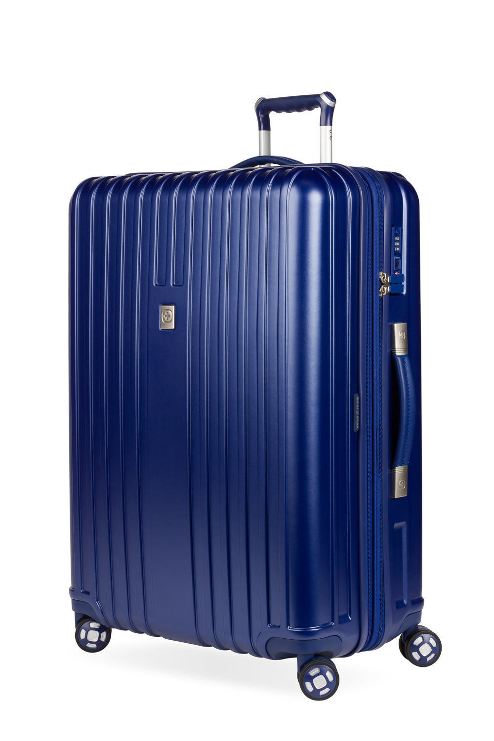 SWISSGEAR Ridge Large Checked Spinner - Royal Blue - 01