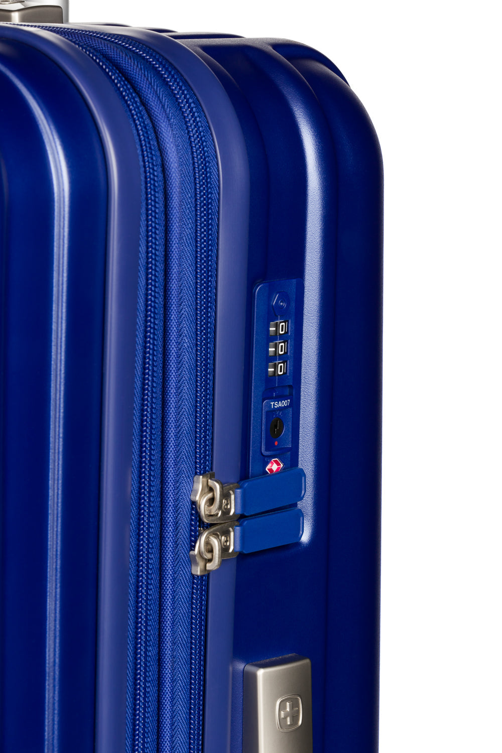 SWISSGEAR Ridge Large Checked Spinner - Royal Blue - 07