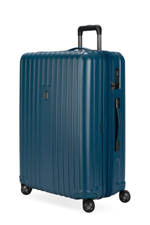 SWISSGEAR Ridge Large Checked Spinner in Atlas Blue