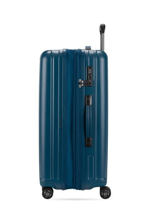 SWISSGEAR Ridge Large Checked Spinner in Atlas Blue