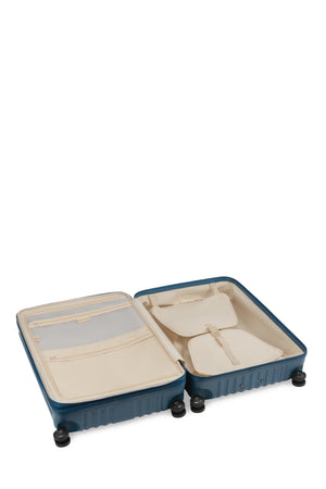 SWISSGEAR Ridge Large Checked Spinner in Atlas Blue