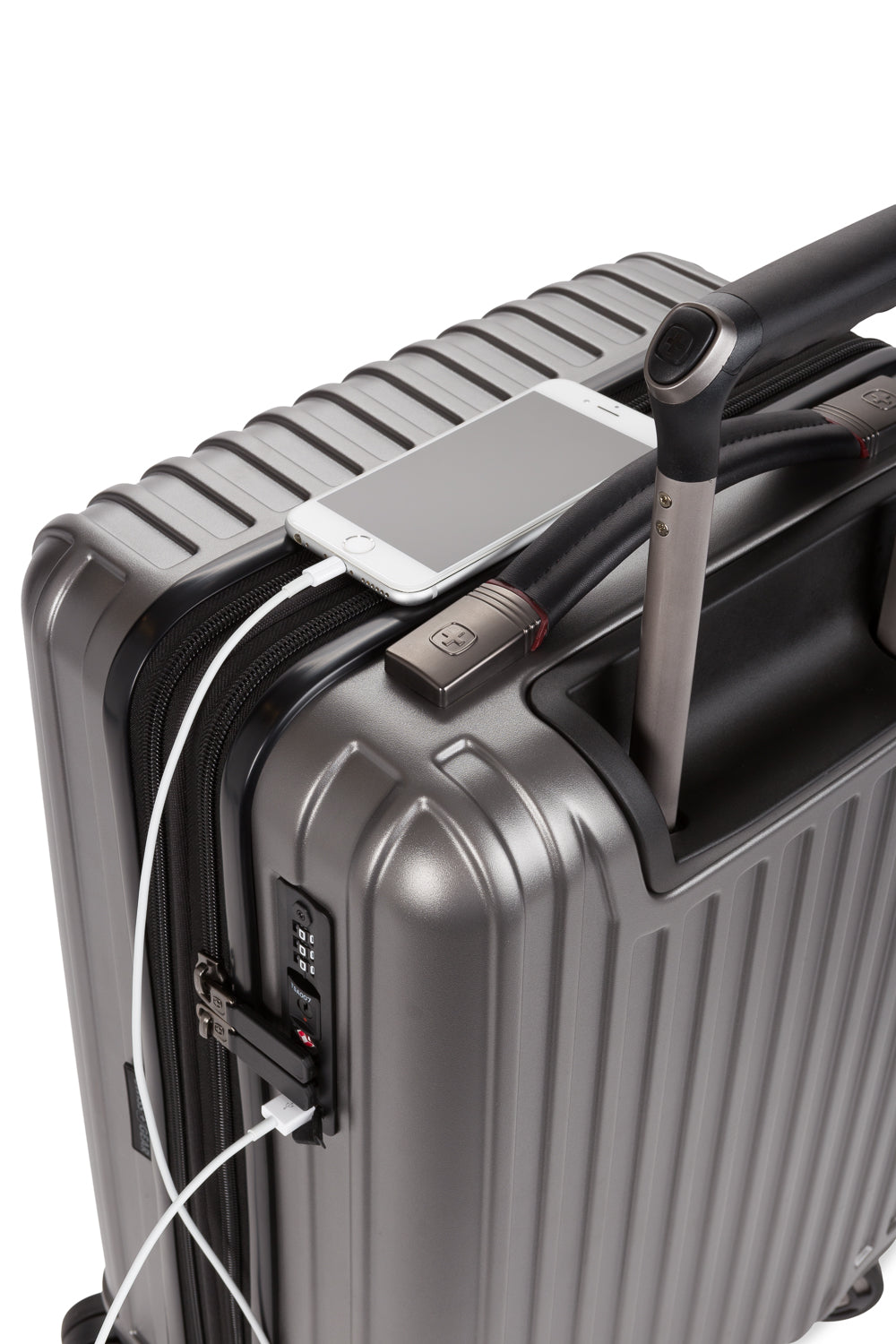 SWISSGEAR Ridge Carry-On Spinner - Gun Metal - 06