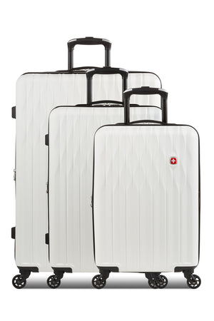 Swissgear 8018 Expandable Hardside Spinner 3pc Luggage Set - Egret