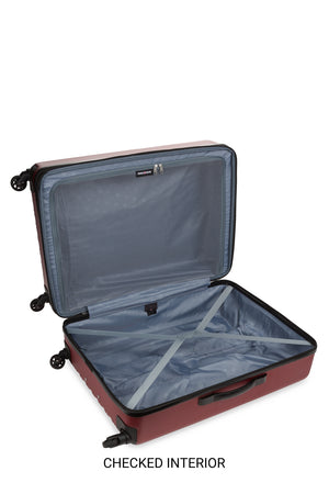 Swissgear 8018 Expandable Hardside Spinner 3pc Luggage Set - Wine Red