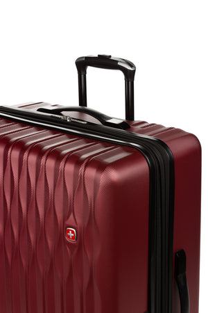 Swissgear 8018 Expandable Hardside Spinner 3pc Luggage Set - Wine Red