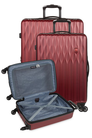 Swissgear 8018 Expandable Hardside Spinner 3pc Luggage Set - Wine Red