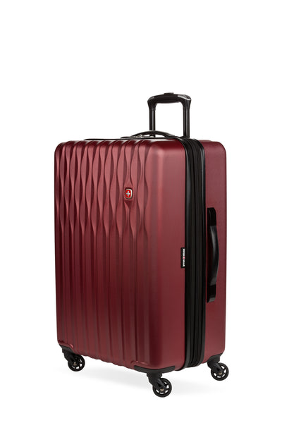 SWISSGEAR Wave Medium Checked Spinner in Merlot