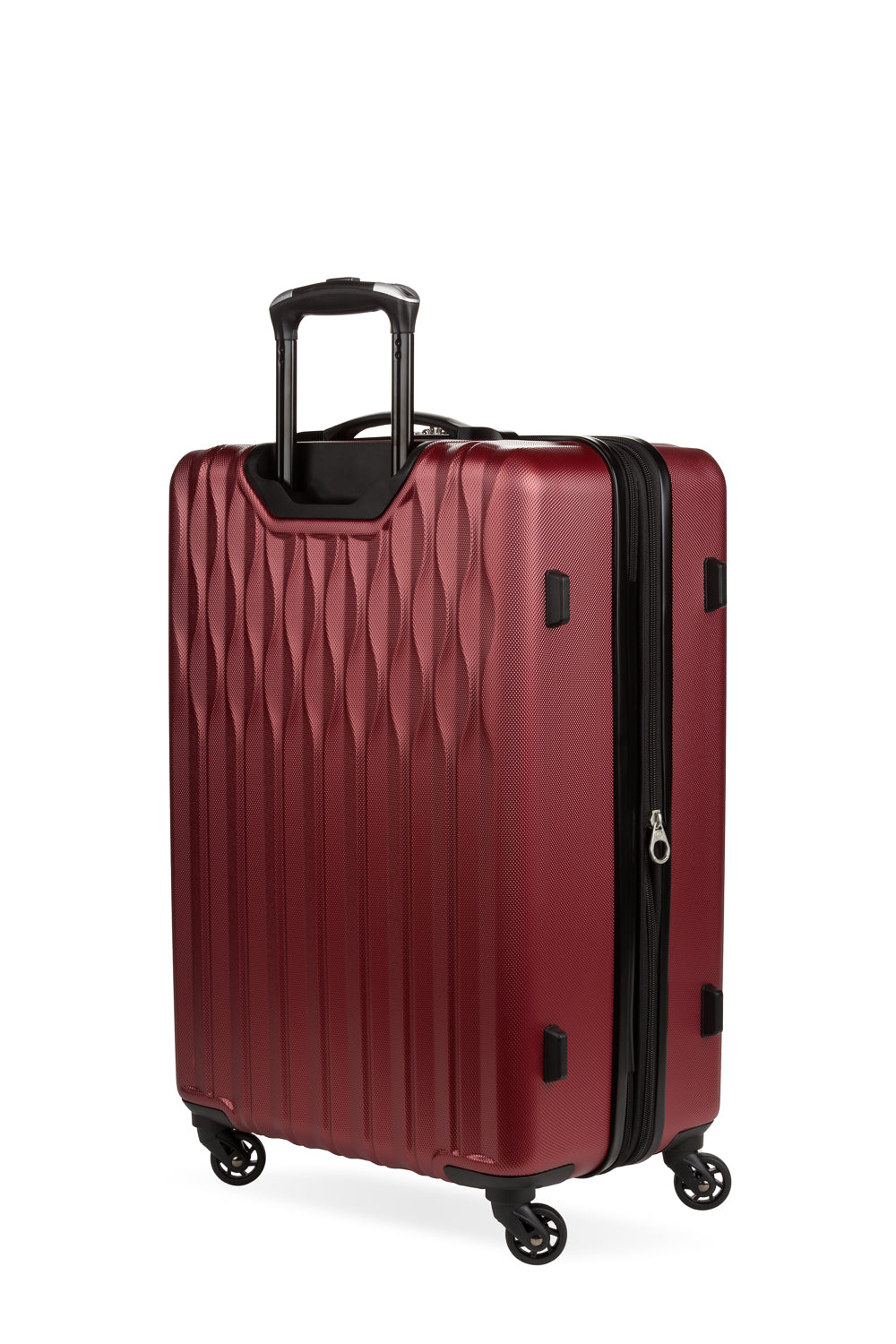 SWISSGEAR Wave Medium Checked Spinner in Merlot