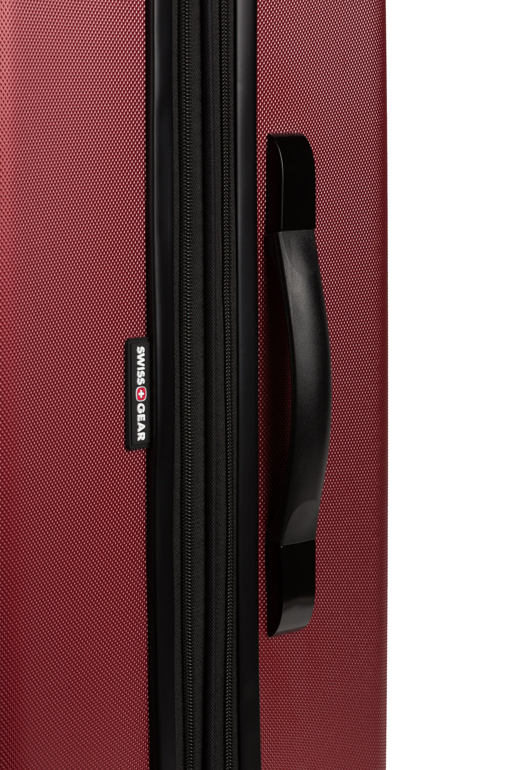 SWISSGEAR Wave Large Checked Spinner in Merlot