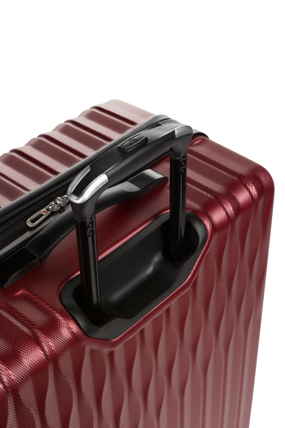 ナロー　XS 赤　レッド　red 22ss SWISSGEAR Wave Large Checked Spinner in Merlot