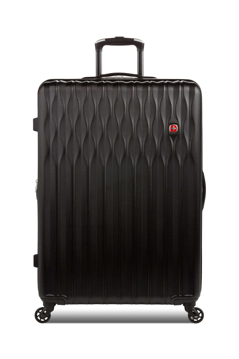 SWISSGEAR Wave Large Checked Spinner in Merlot