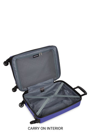 Swissgear 8018 Expandable Hardside Spinner 3pc Luggage Set - Violet Blue