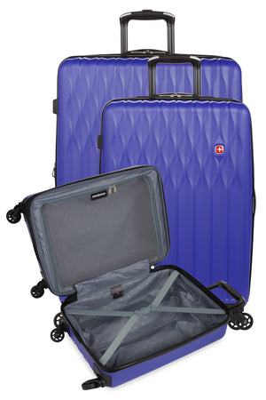 Swissgear 8018 Expandable Hardside Spinner 3pc Luggage Set - Violet Blue