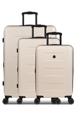 Swissgear 8020 Expandable Hardside Spinner 3pc Luggage Set - Cream