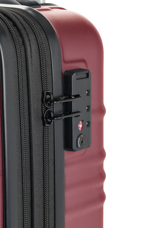 SWISSGEAR 8027 19” Expandable Carry On Hardside Spinner Luggage TSA approved combination lock