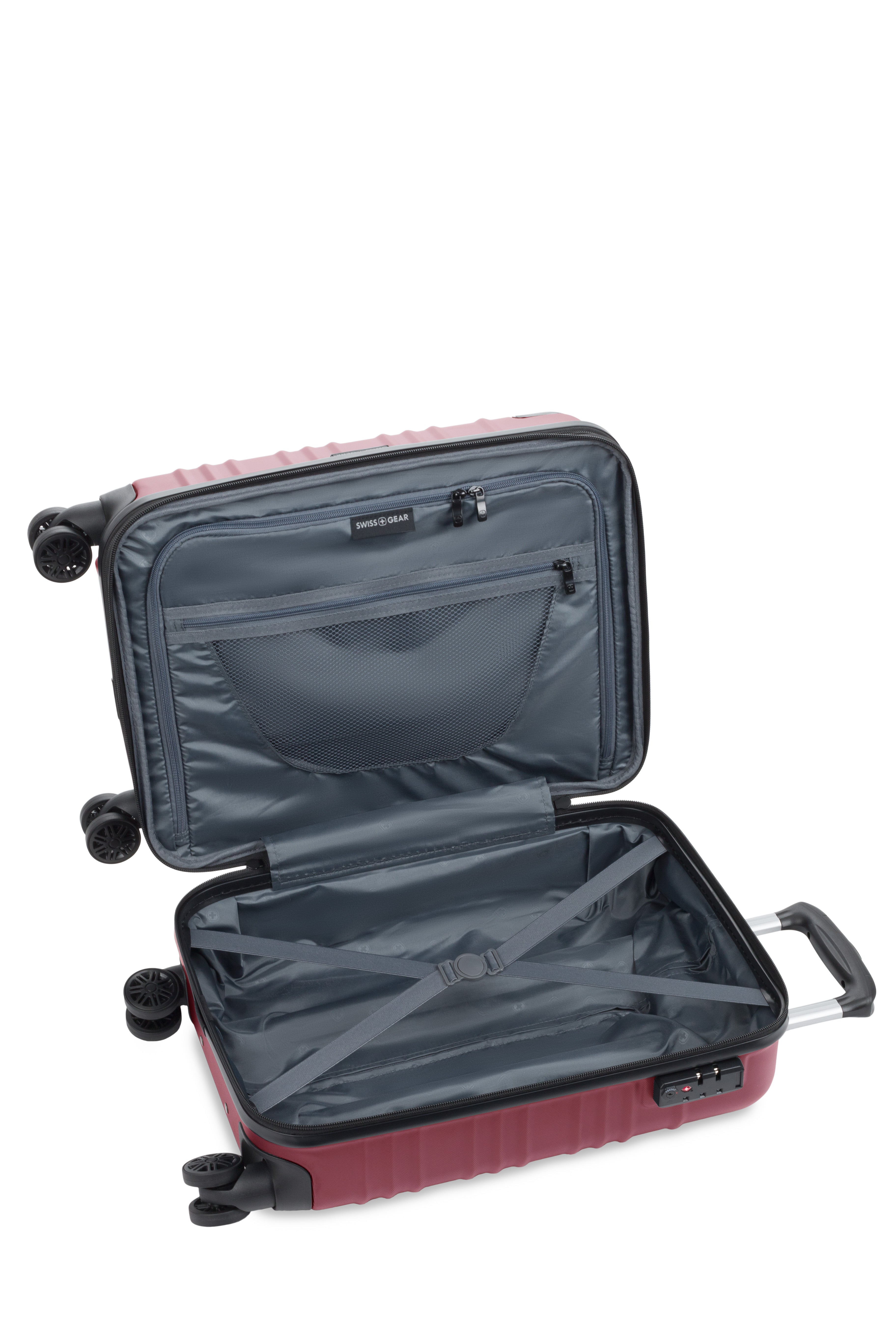 SWISSGEAR Cascade II Carry-On Spinner - Burgundy - 04