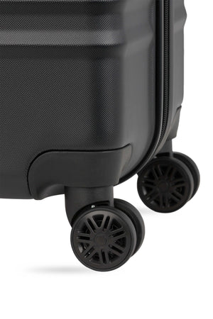SWISSGEAR 8027 Expandable Spinner 3 Piece Luggage Set - Black