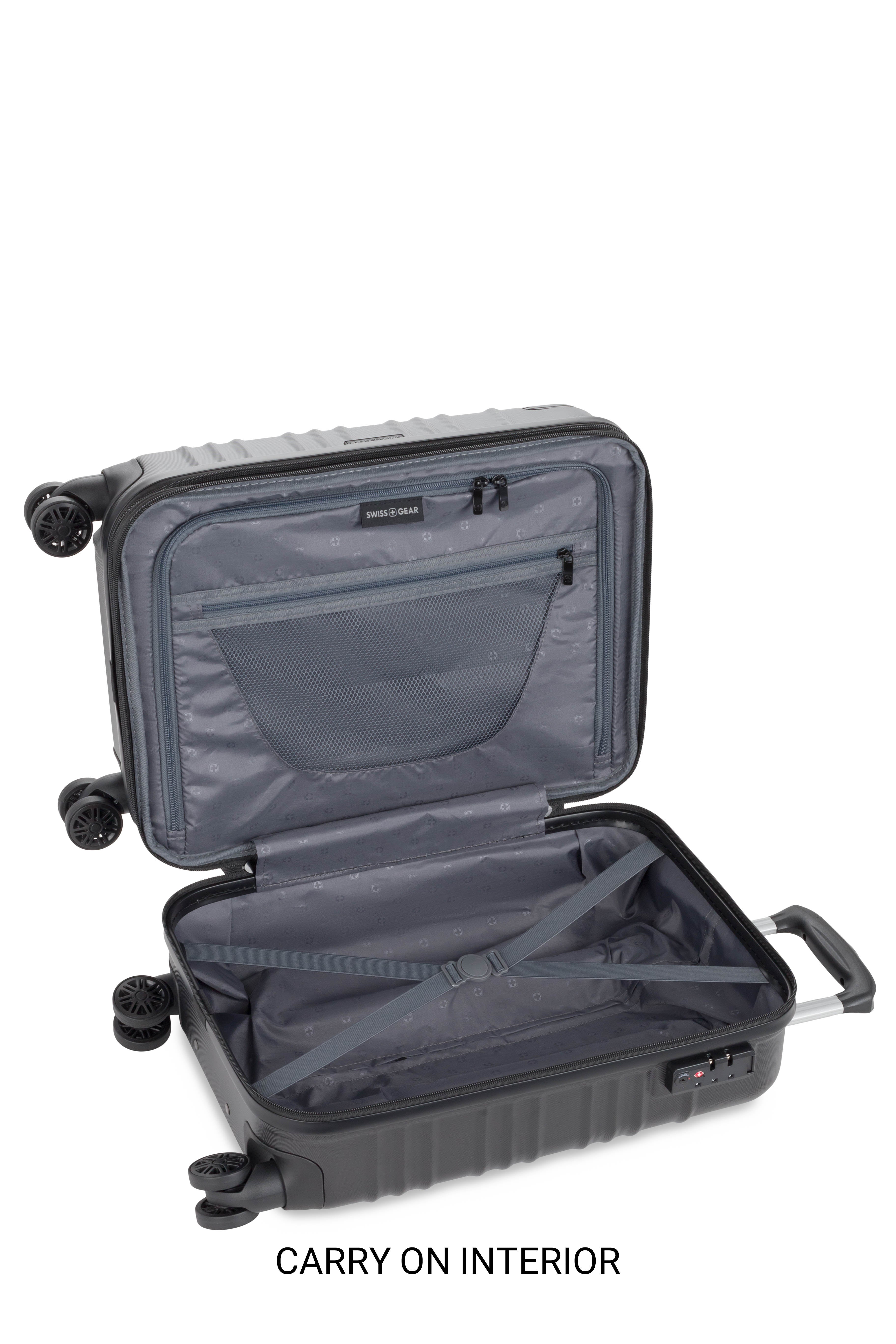 SWISSGEAR Cascade II 3-Piece Spinner Set - Black - 05