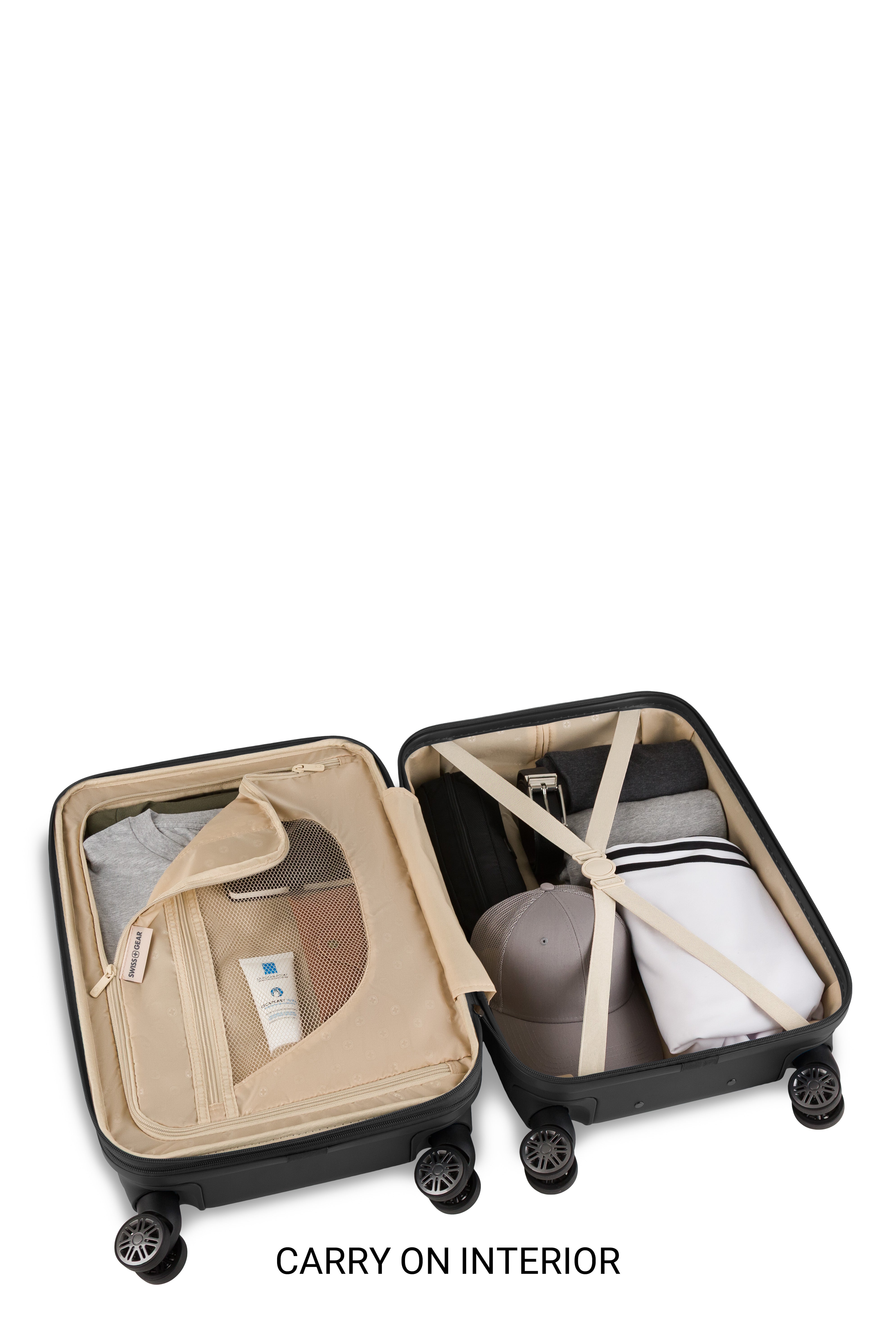 SWISSGEAR Cascade II 3-Piece Spinner Set - Black - LE - 04