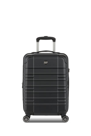 SWISSGEAR 8027 19” Expandable Carry On Hardside Spinner Luggage - Black