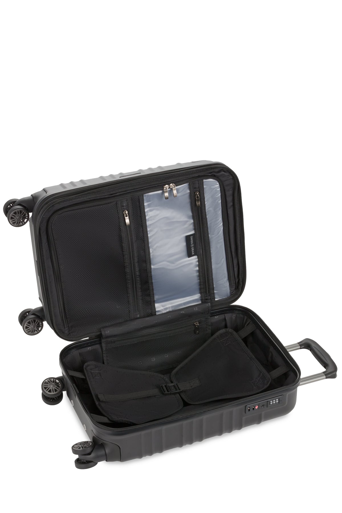 SWISSGEAR Cascade II Carry-On Spinner - Black - 11