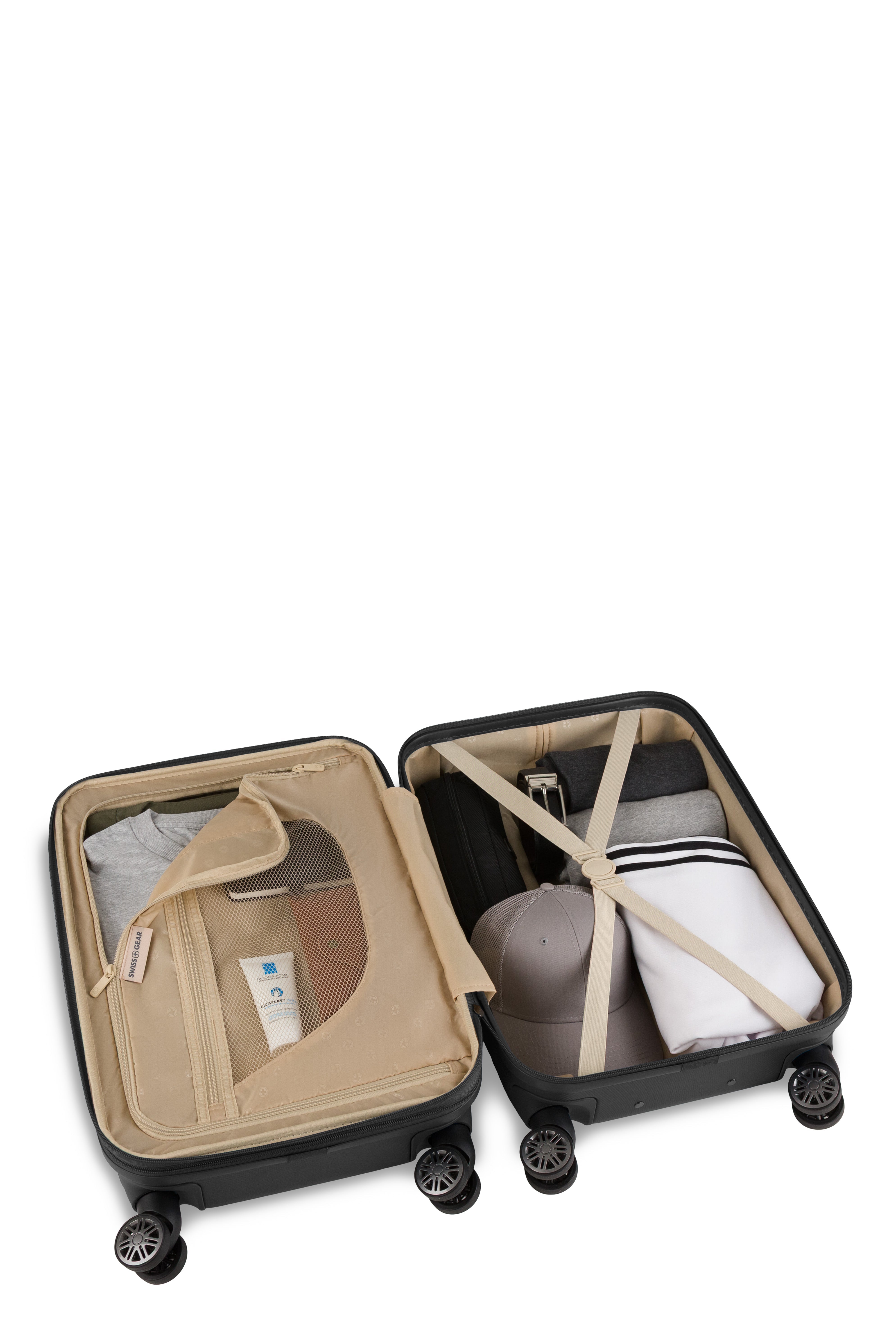 SWISSGEAR Cascade II Carry-On Spinner - Black - LE - 05