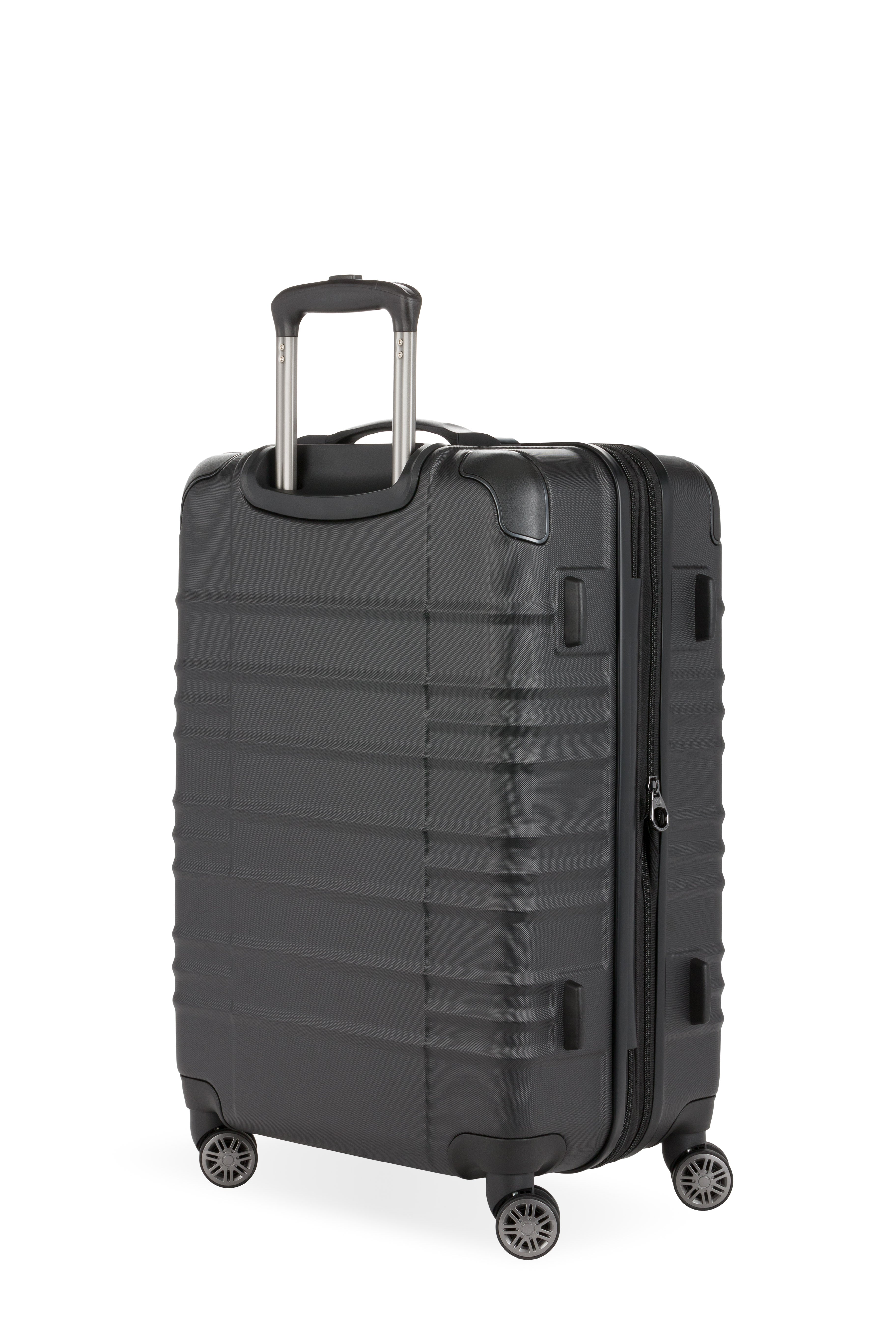 SWISSGEAR Cascade II Medium Checked Spinner in Black