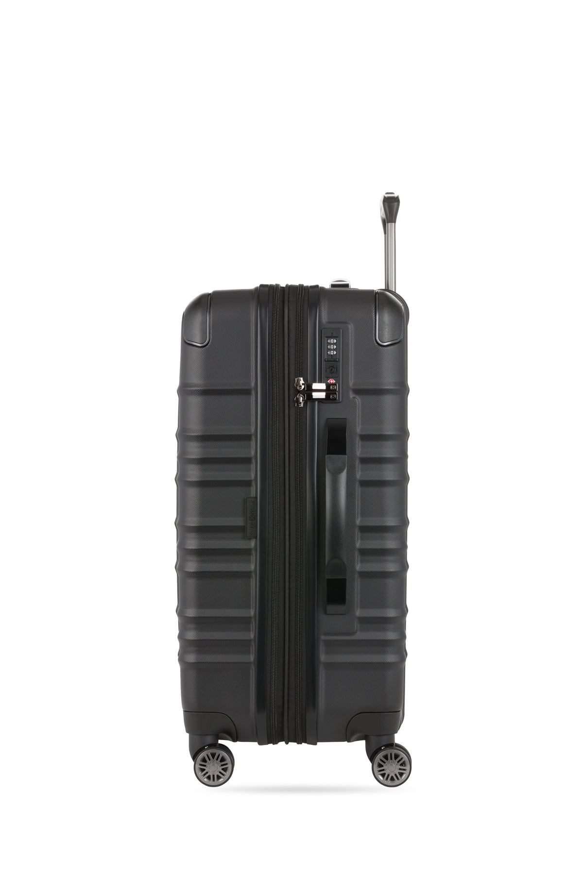 SWISSGEAR Cascade II Medium Checked Spinner - Black - 05