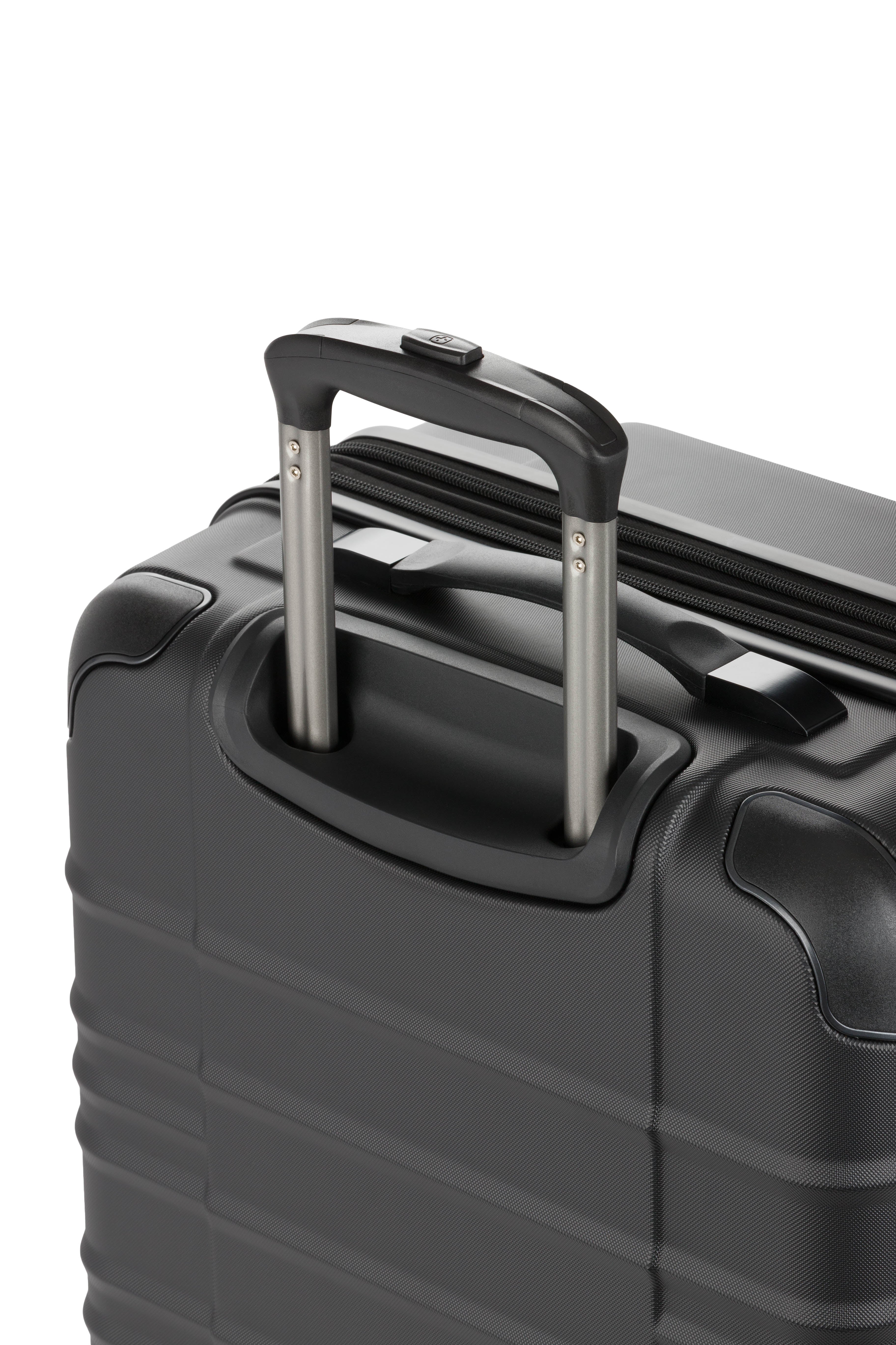 SWISSGEAR Cascade II Medium Checked Spinner - Black - 08