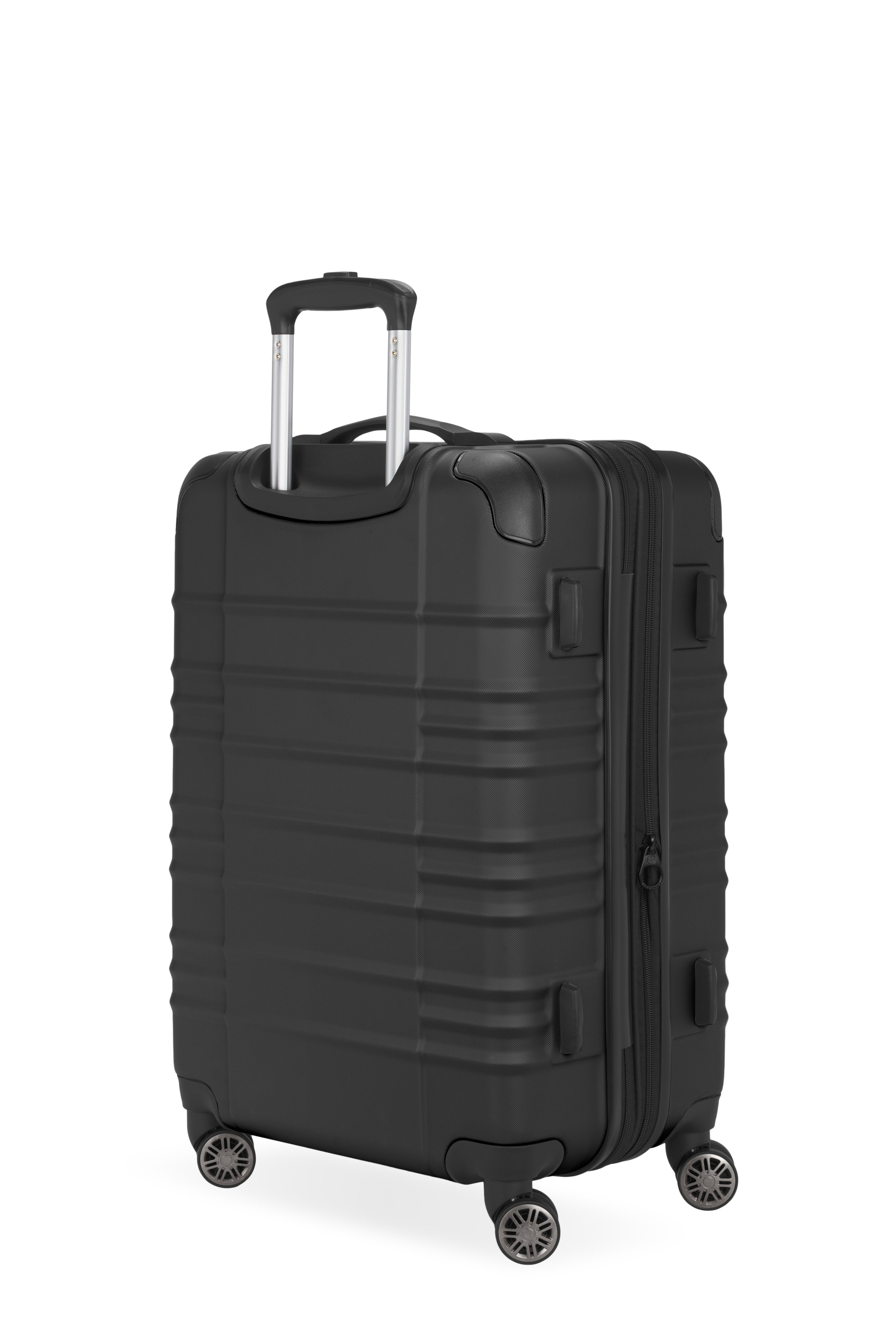 SWISSGEAR Cascade II Medium Checked Spinner - Black - LE - 02