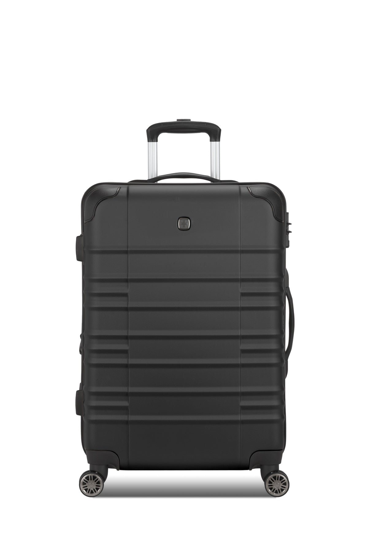 SWISSGEAR Cascade II Medium Checked Spinner - Black - LE - 03