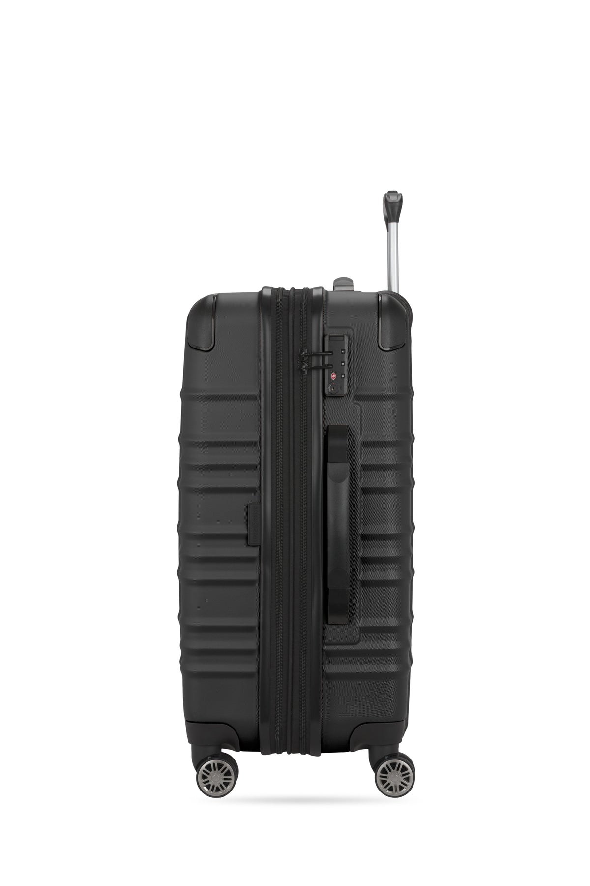SWISSGEAR Cascade II Medium Checked Spinner - Black - LE - 06