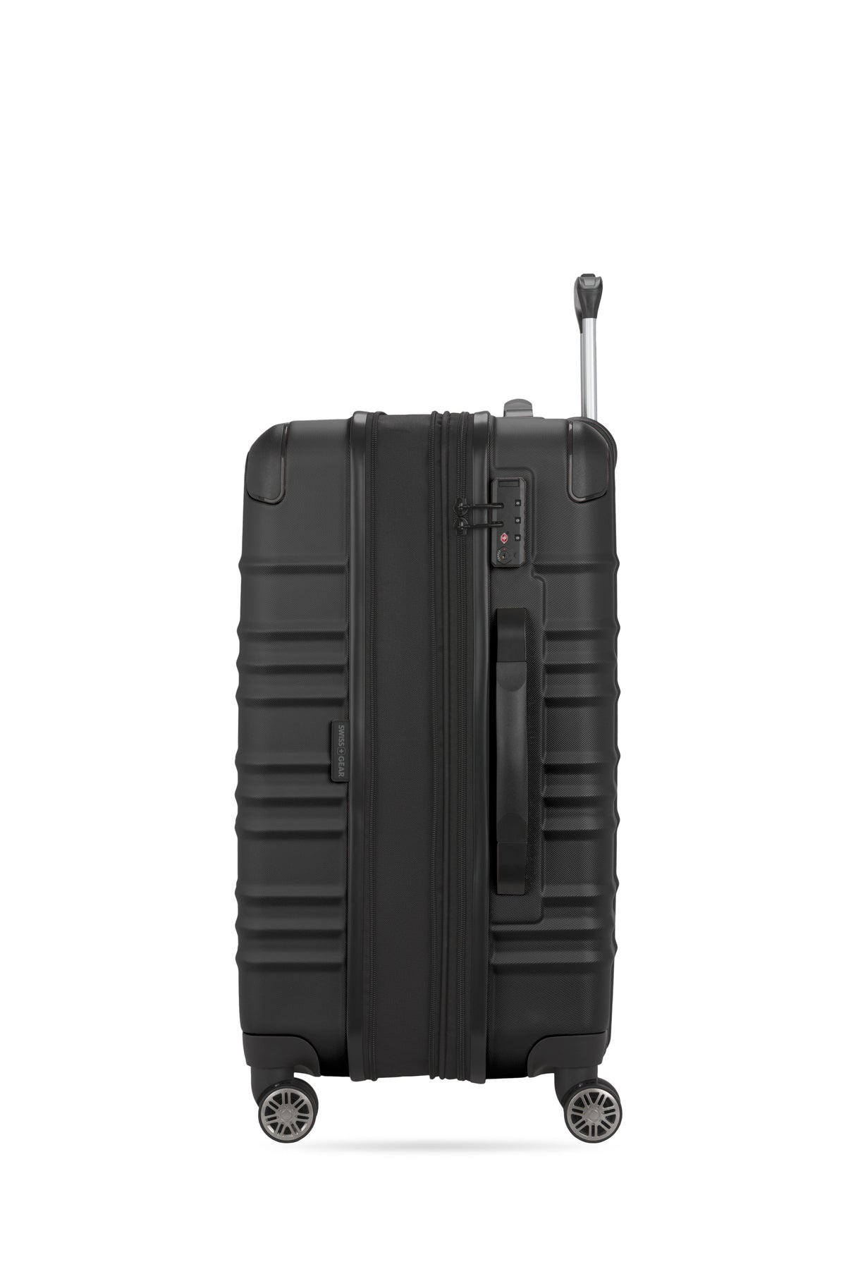 SWISSGEAR Cascade II Medium Checked Spinner - Black - LE - 07