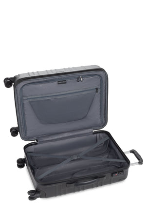 SWISSGEAR Cascade II Medium Checked Spinner in Black