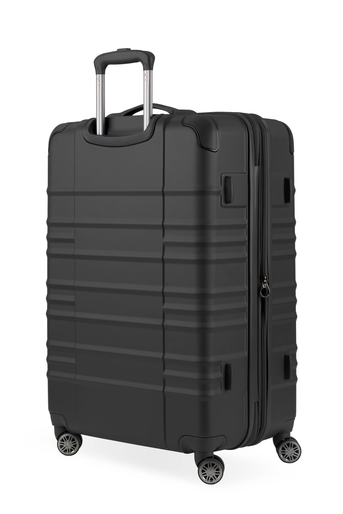 SWISSGEAR Cascade II Large Checked Spinner - Black - LE - 02