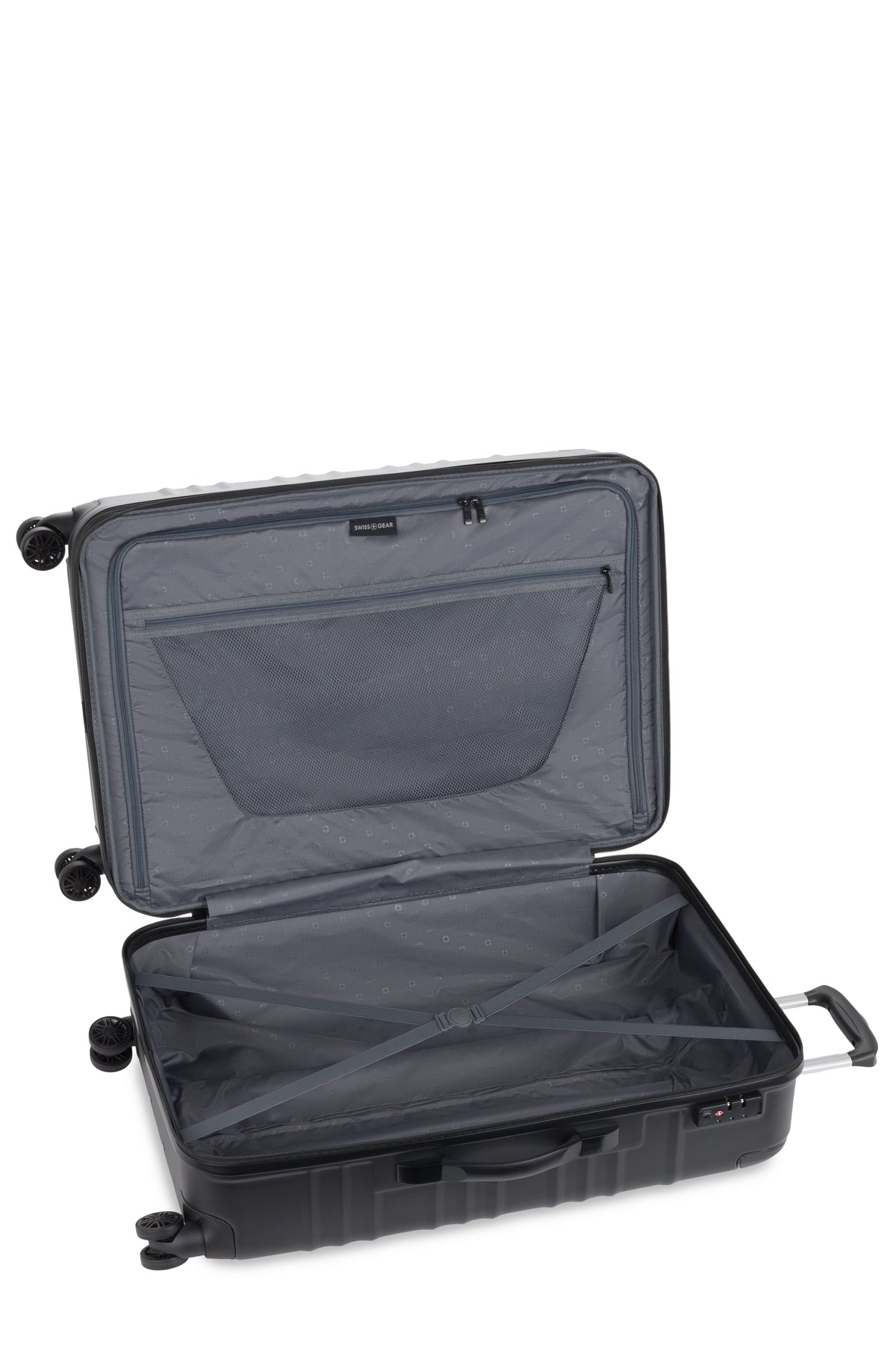 SWISSGEAR Cascade II Large Checked Spinner - Black - 04