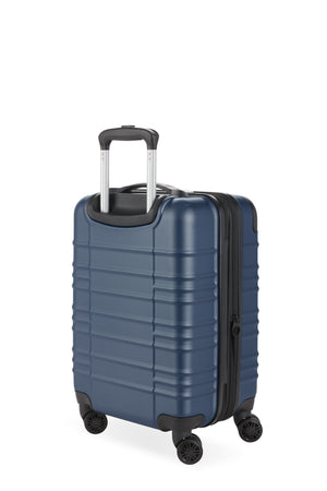 SWISSGEAR 8027 19” Expandable Carry On Hardside Spinner Luggage - Navy Lightweight, rugged ABS hardside case