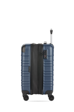 SWISSGEAR 8027 19” Expandable Carry On Hardside Spinner Luggage - Navy Expands for additional packing space 