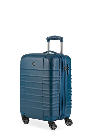 SWISSGEAR Cascade II Carry On Spinner in Atlas Blue