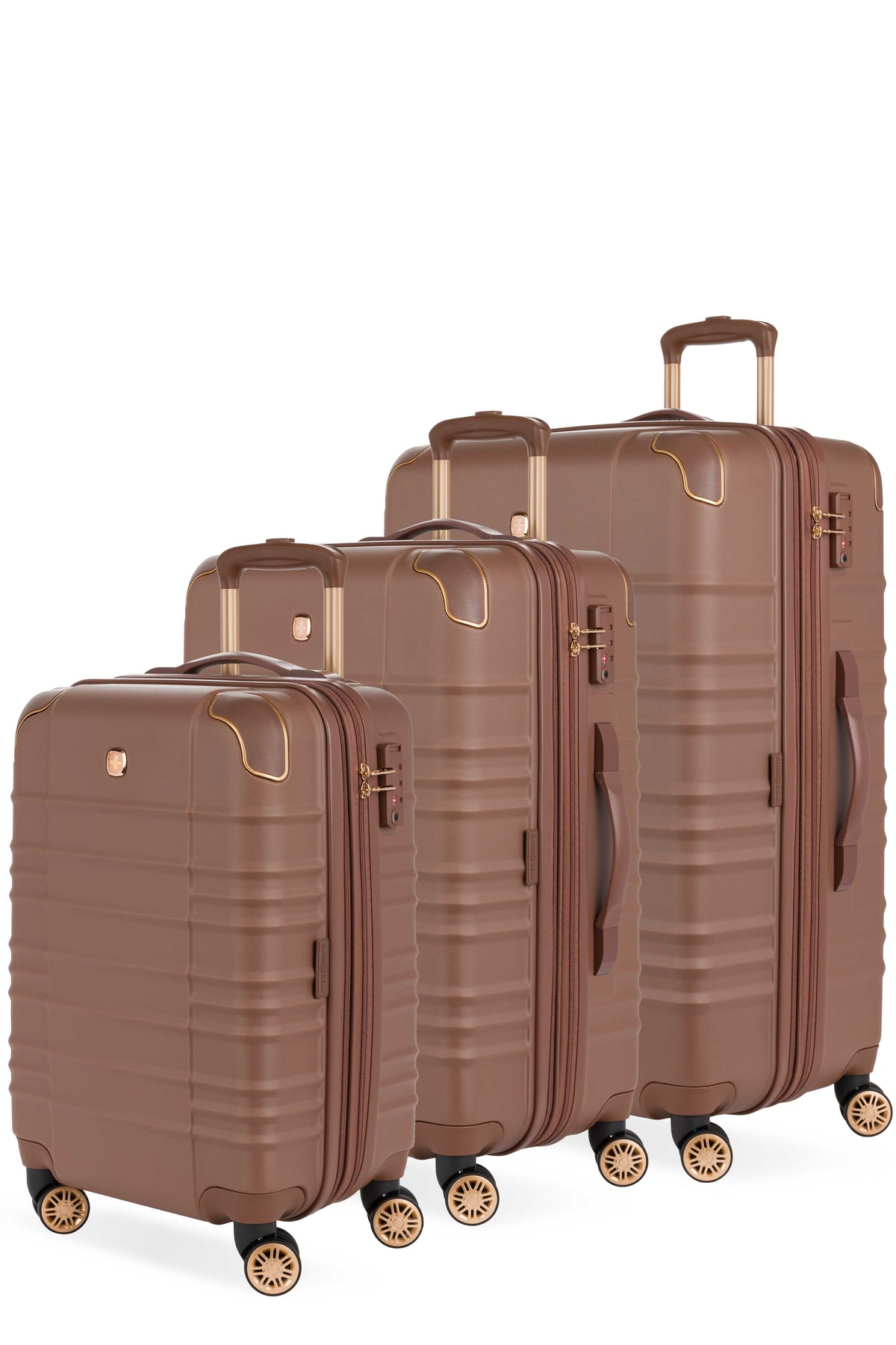 SWISSGEAR Cascade II 3-Piece Spinner Set - Maple Brown - 01